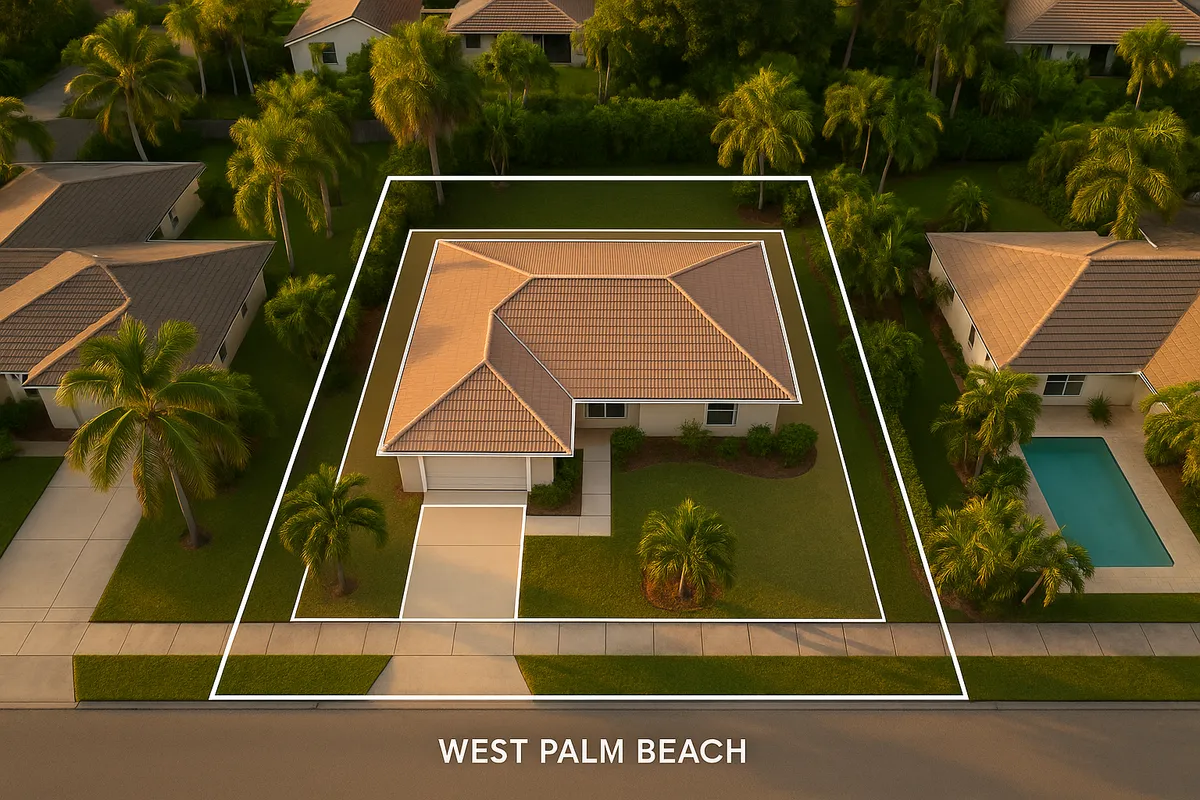 Site plan requirements for residential properties in West Palm Beach, Florida