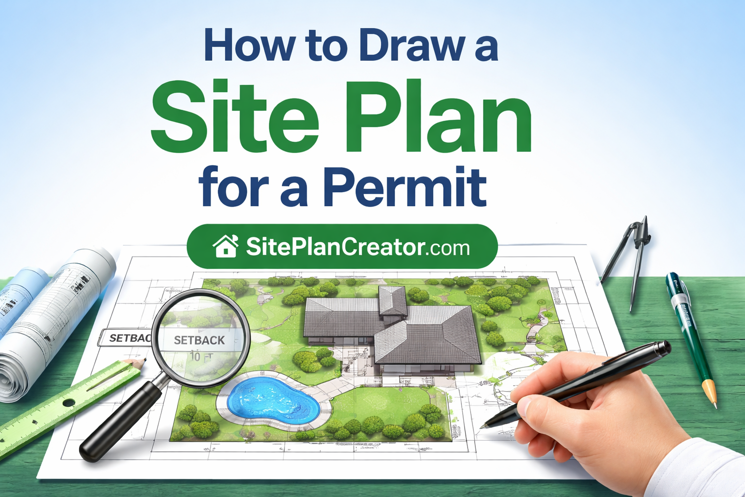 How to Draw a Site Plan for a Permit | Site Plan Creator